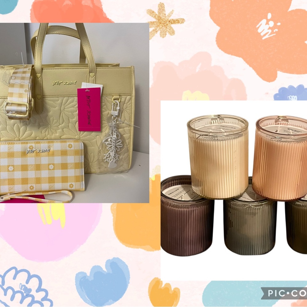 Buyer appreciation- Betsey Johnson Tote/Wristlet - buy a candle get an entry!!